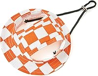 Vista 7 de Sombrero de princesa de ala redonda, visera para mascotas, sombrero poroso de malla para perro con agujeros para las orejas para perros pequeños