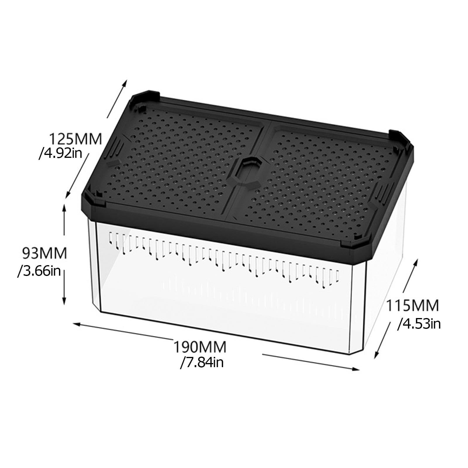 Amazon | 爬虫類水槽、ヘビの囲い,トカゲ用の積み重ね可能な