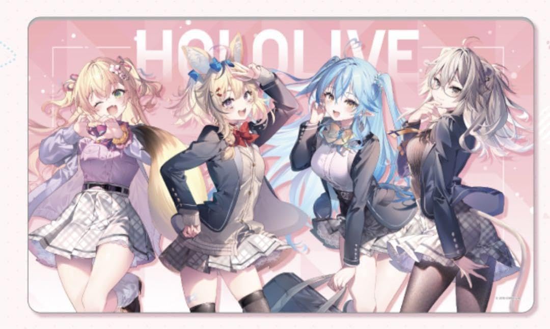 ホロライブ 5期生 ねぽらぼ ラバーマット プレイマット