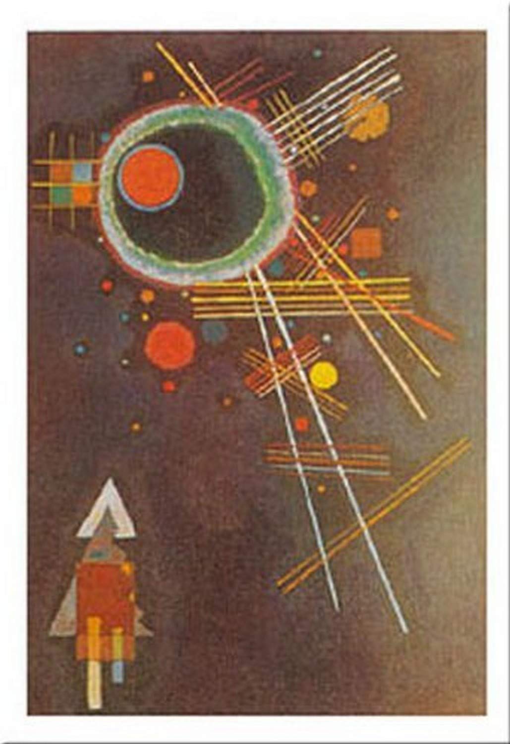 Affiche Kandinsky Strahlenlinien pour habiller un mur vide