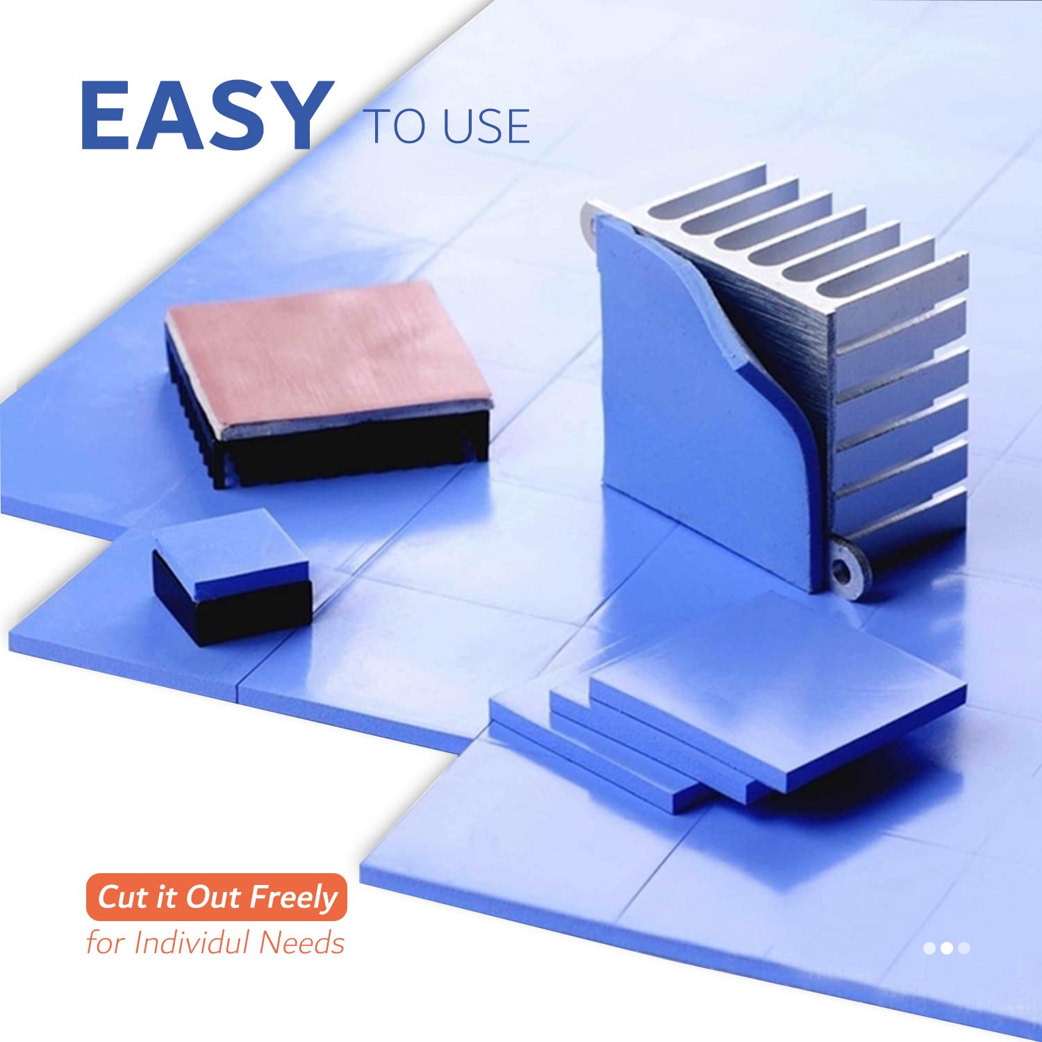 Set 4 Pad Termici 13W/mK - 100x100mm In 4 Spessori Per Raffreddamento Elettronica - Foto 8