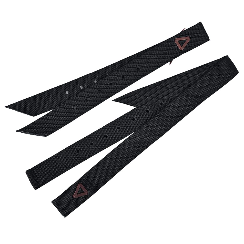 HILASON Premium Single Nylon Cinch Tie Strap and Off Billet Set | Saddle — image 1
