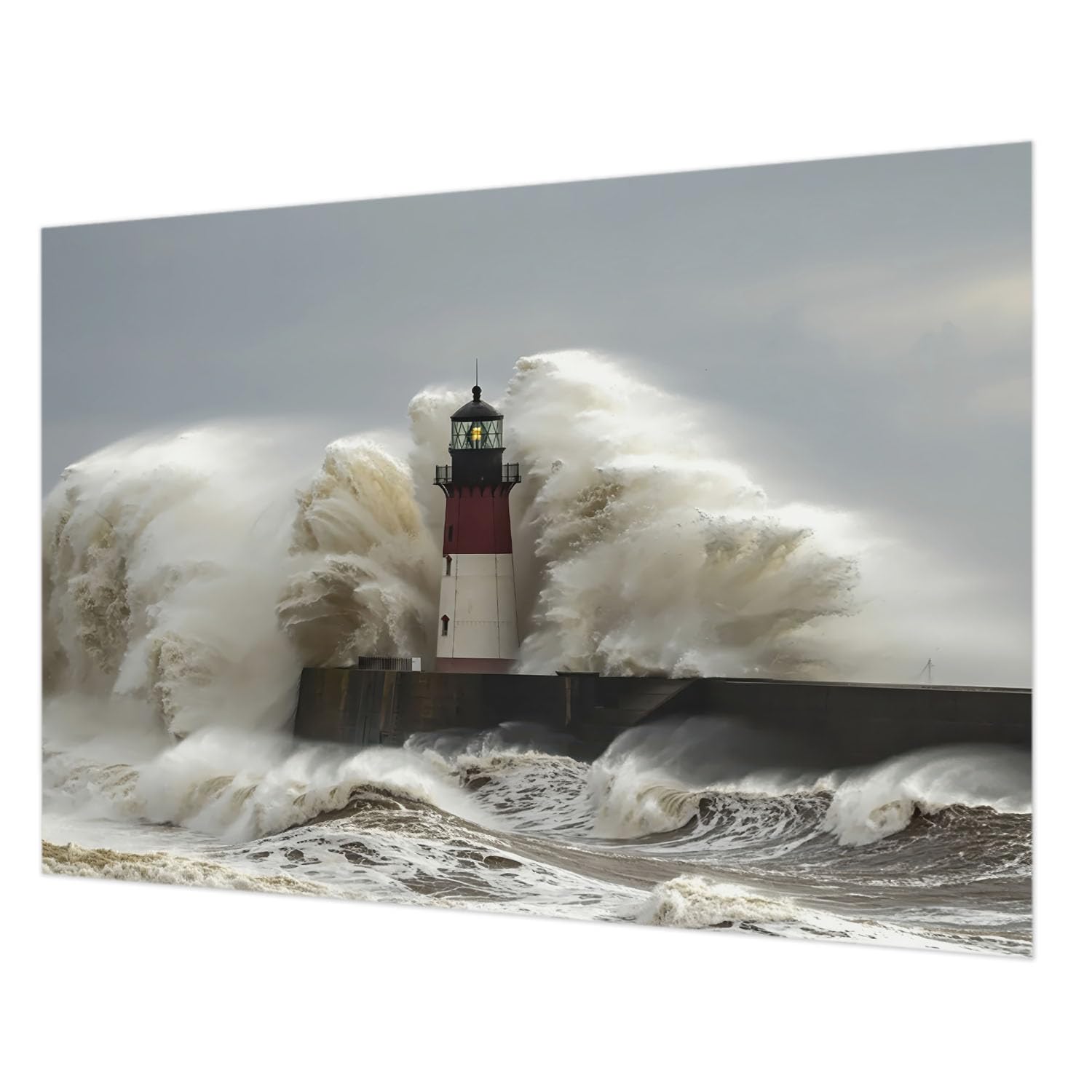 Papier peint intissé vagues de la mer 312x219 cm pour salon et chambre