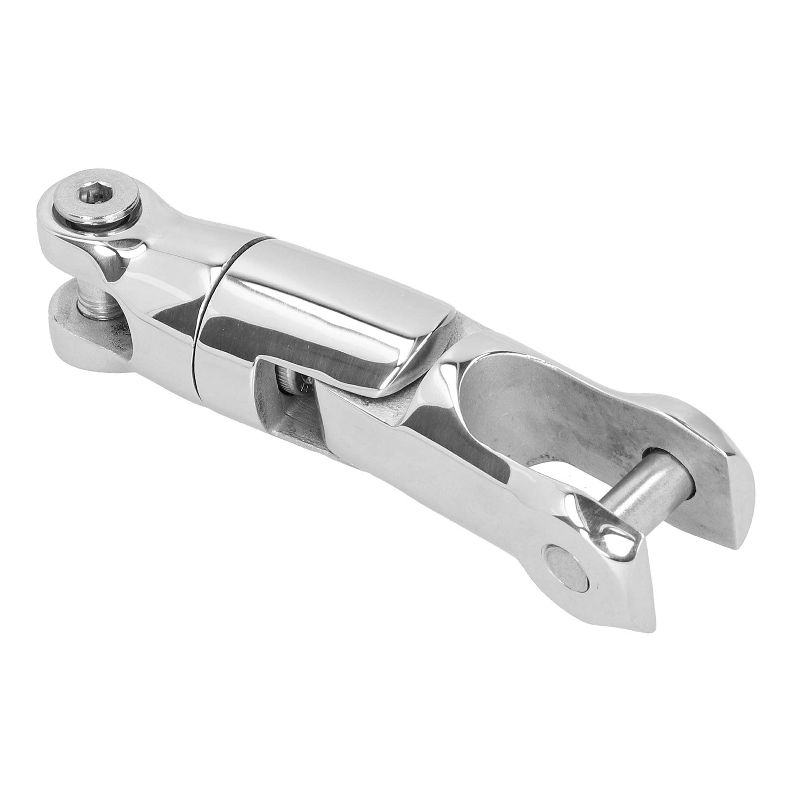 Generic Conector Giratorio de Ancla para Barco, Acero Inoxidable 316 Duradero para una Fácil Recuperación del Ancla, Cadena de 10 a 12 Mm, Adecuada para Hardware Marino