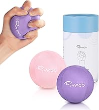 Ryaco Antistress-Bälle, 2er-Set, Handtrainer, Knetball, Fingergymnastik-Ball, Stressbewältigung