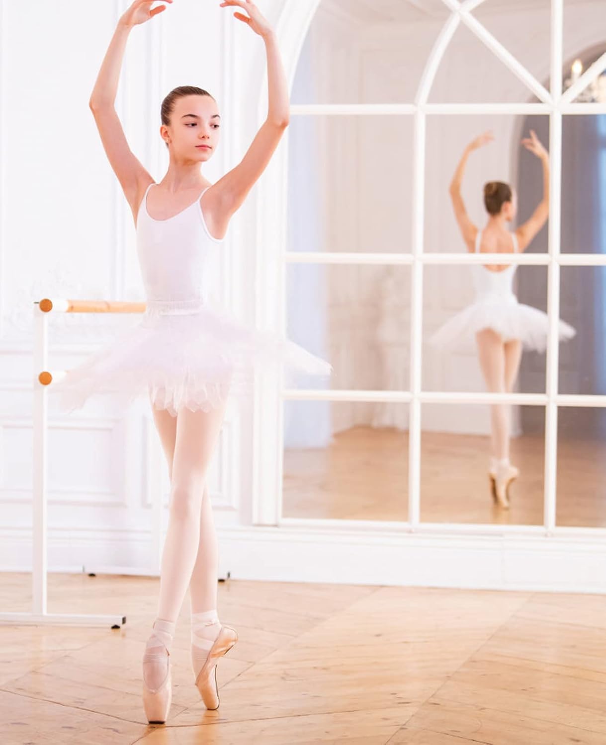 MANZI 3 Pairs Convertible Dance Tights for Women Transition Ballet Stockings - Image 3