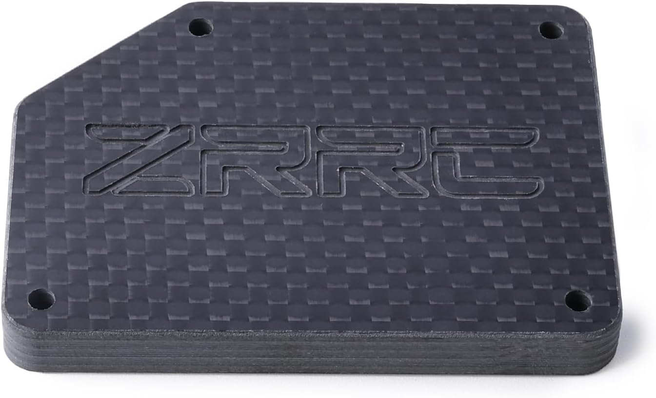 Carbon Fiber RC Receiver Box Lid Cover with Seal for Arrma 6S 1/8 Typhon Kraton Notorious Outcast Talion & 1/7 Mojave Fireteam Big Rock, for ARA320604 RC Radio Box Parts Replacement Upgrade