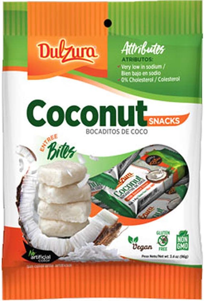 Coconut Snack / Bocaditos de Coco 3.4 oz (x4)