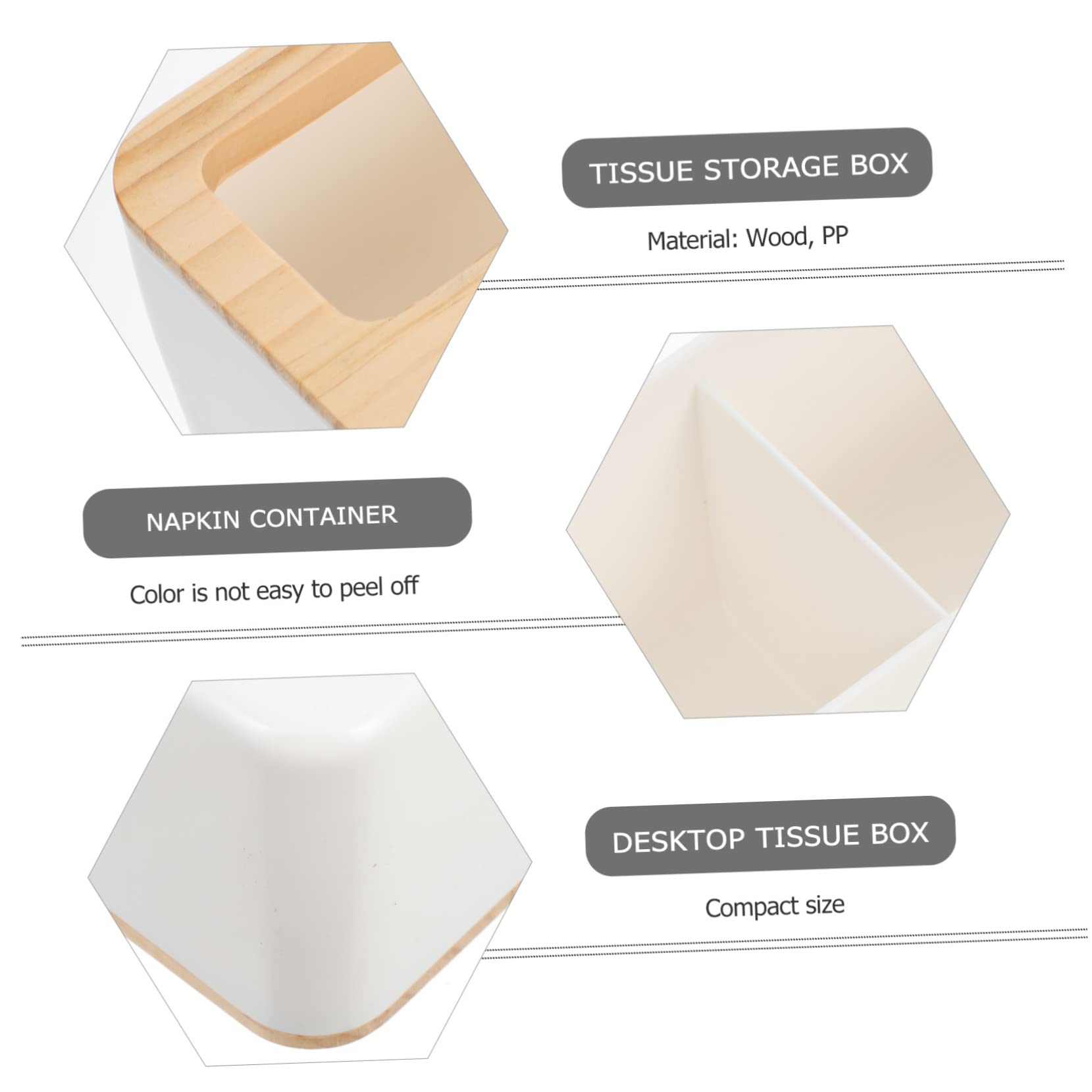 Alipis 1Pc Napkin Box Storage Case Creative Style Tissue Holder for Home Office and Car Lightweight Design for Easy Placement