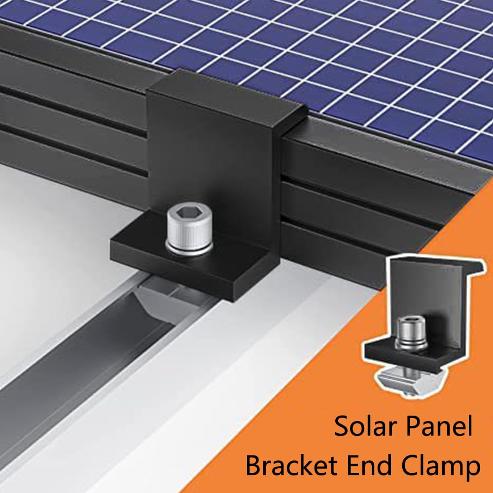 Pinces De Fixation Z Pour Panneaux Solaires - En Aluminium - Lot De 4 - Pour Montage Sur Toit, Camping-car & Bateau