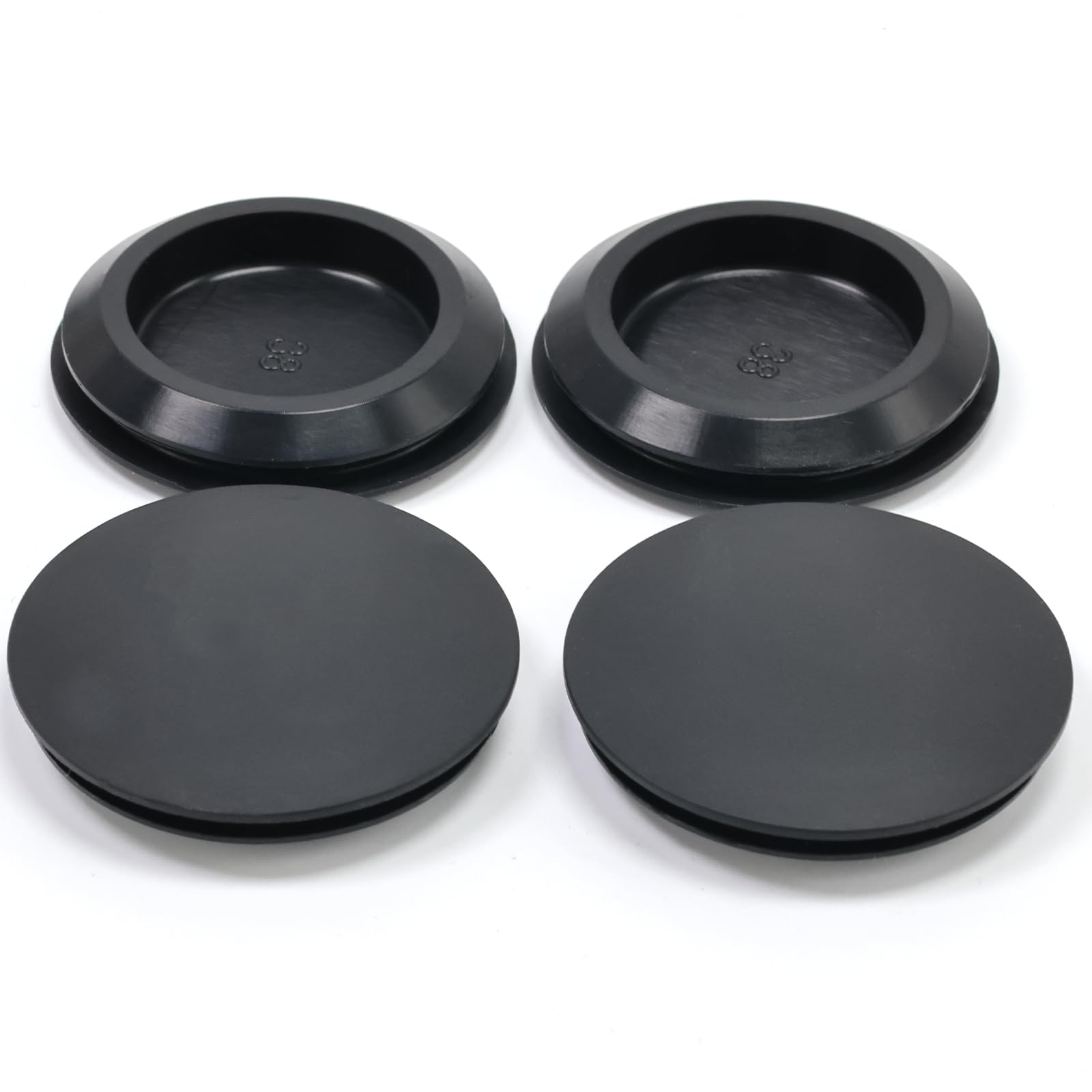 4 Pcs 38 mm Silicone Rubber Plugs for 38 mm (1-1/2") Round Holes