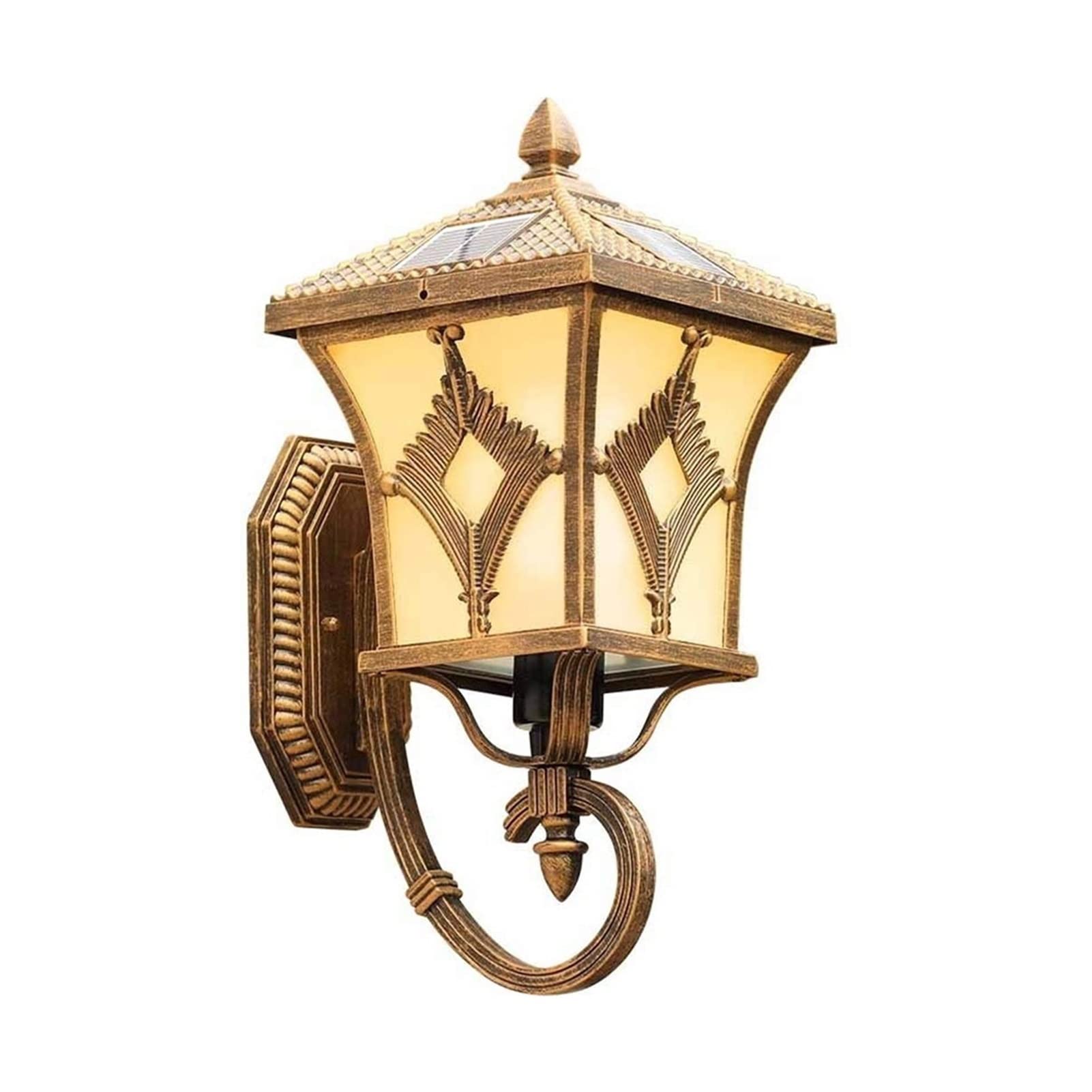 Applique murale solaire LED de luxe extérieure étanche IP45 pour l'éclairage de prestige