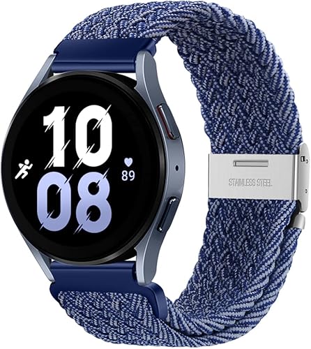 Miniatura 1 de Correa deportiva de 0.787 pulgadas compatible con Samsung Galaxy Watch 7, 6, 5, 4, 1.575 pulgadas, 1.732 pulgadas, Watch 5 Pro de 1.772