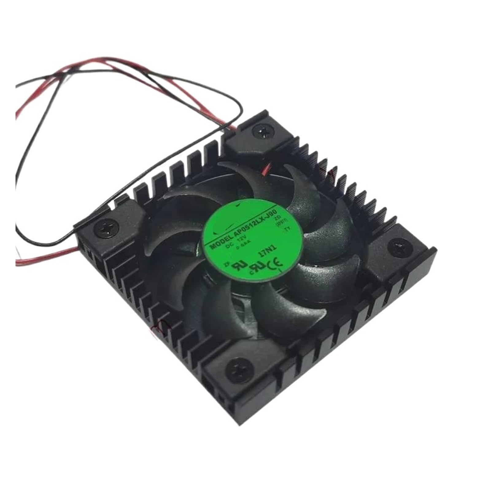 PEQYUACTE AP0512LX-J90 DC 12V 0.08A 50X50X08Mm 2-Wire Cooling Fan