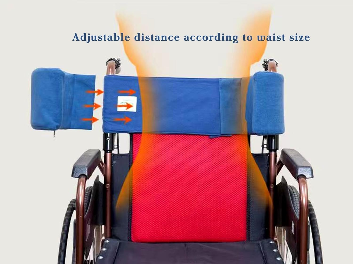 Soporte Lateral para Protectores Laterales de sillas de Ruedas, cojín de Soporte Lumbar para Cama y Silla de Ruedas, Almohadilla Antideslizante para reposabrazos de Silla para usuarios de sillas de