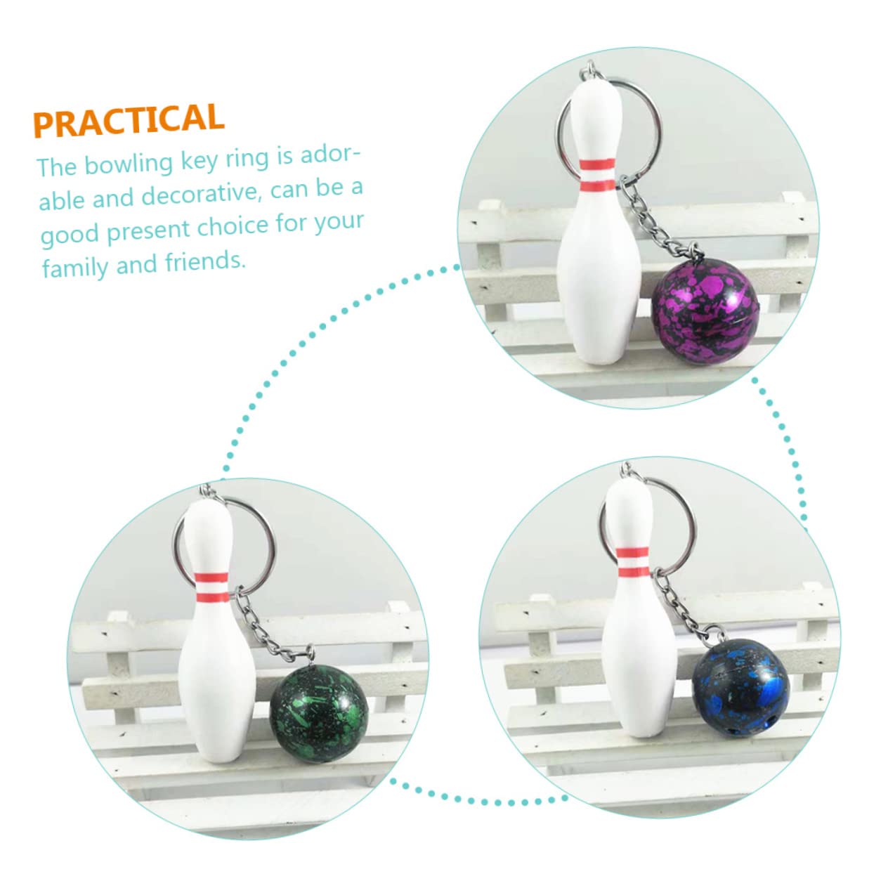 SUPVOX 6 Borse Portachiavi In ​​Pvc Per Valigie Per Bambini