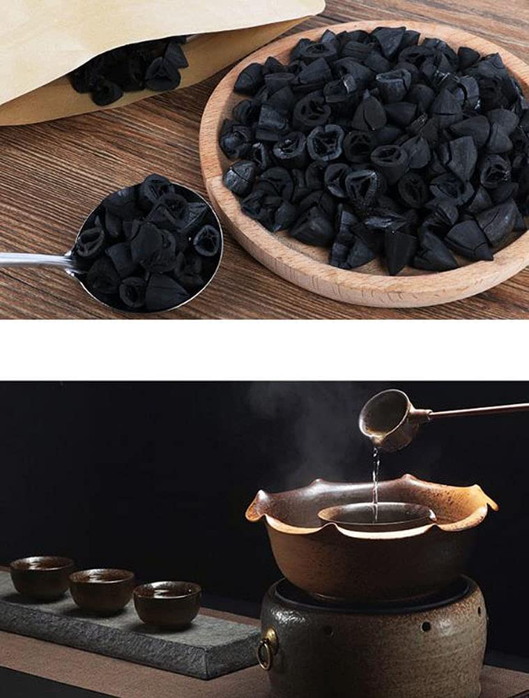 Charbon de bois d'olivier bio de qualité restaurant sans fumée pour barbecue et poêle à thé – 1,5 kg