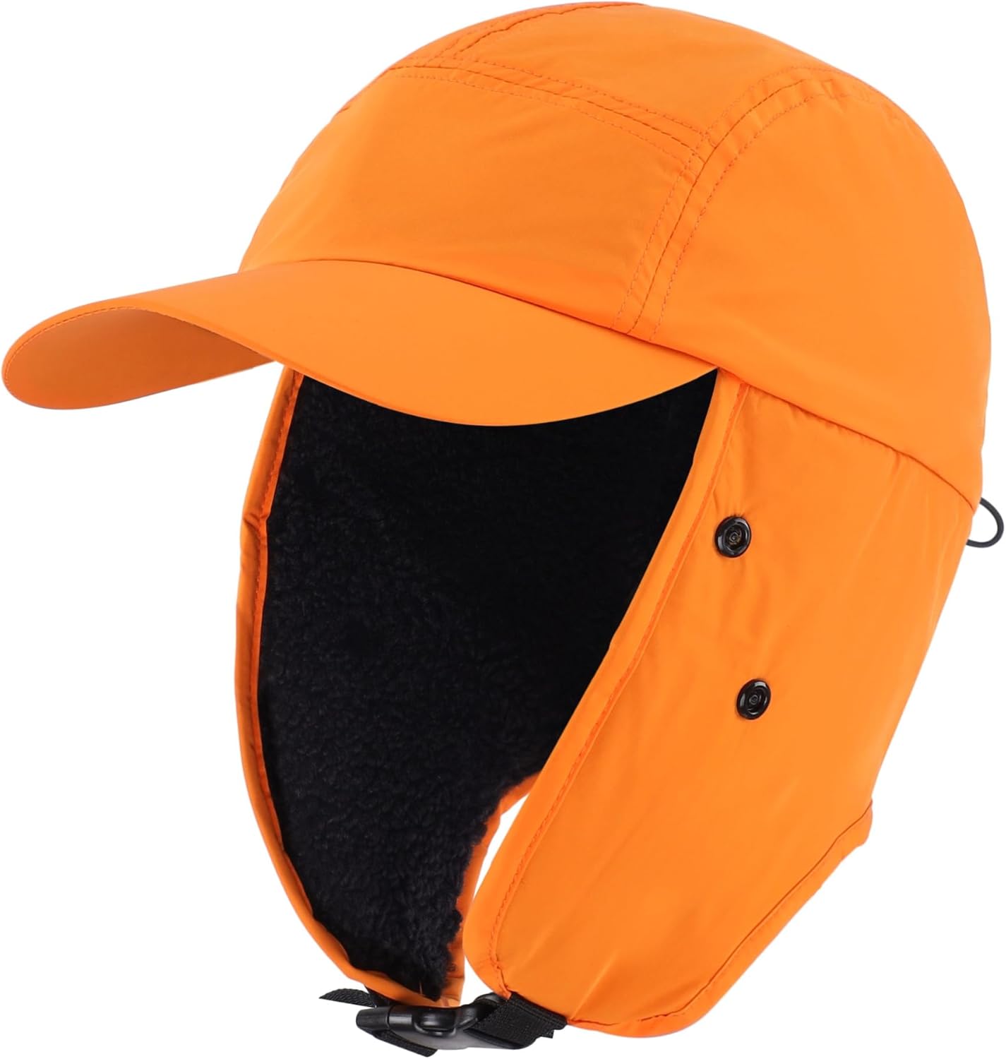 Home Prefer UPF50+ Waterproof Mens Earflaps Winter Hat Fleece Lined Trooper Trapper Hat for Hunting Fishing Hiking - Image 4