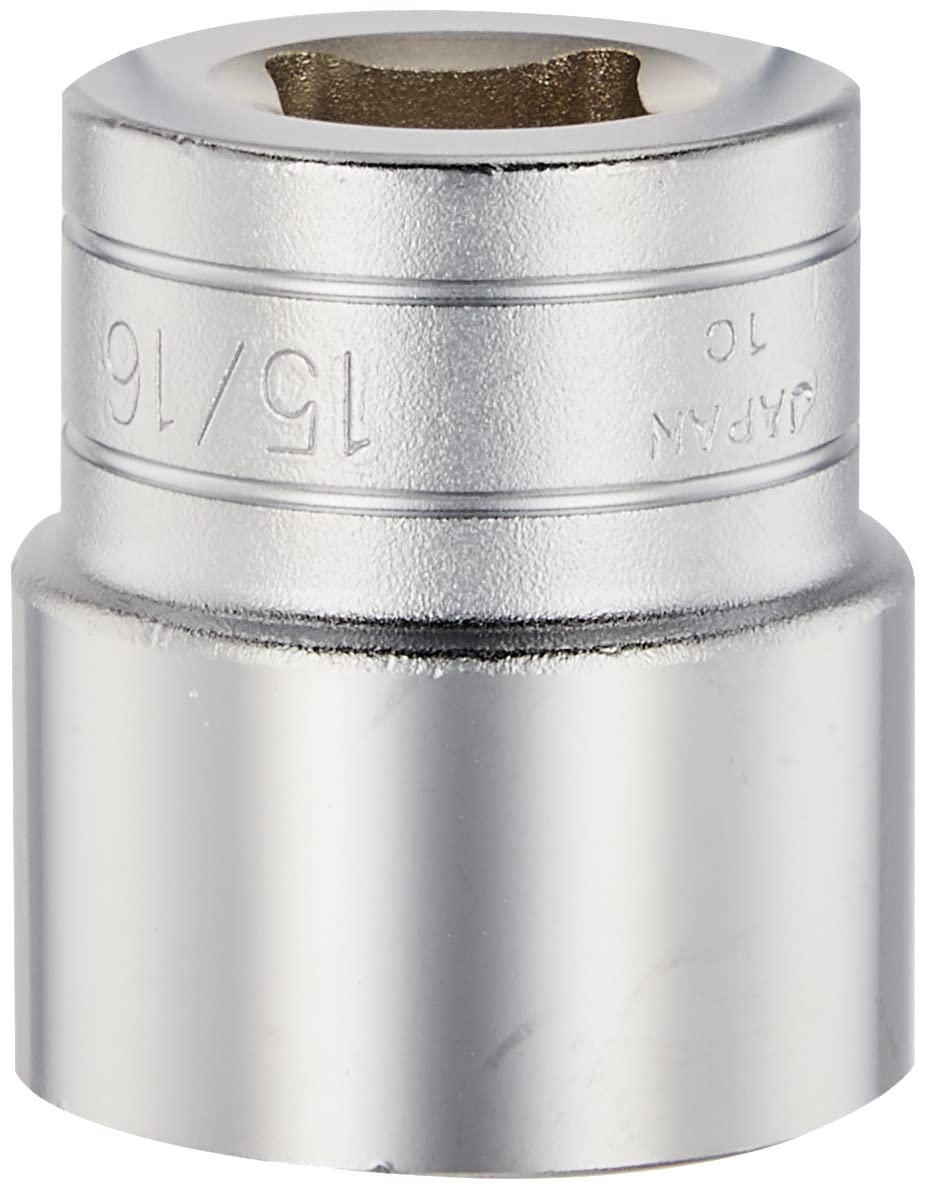 Kyoto Tools (KTC) B41516 Socket Hex Socket Drive: 0.5 inches (12.7 mm) x Total Length: 1.4 inches (36 mm) x Opposite Side Dimensions: 15/16 inches