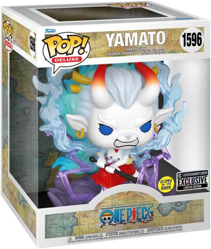 Funko Pop! ONE Piece: Yamato 6-inch Glow in The Dark #1596 [Exclusive] Vinyl Figure - Image 2