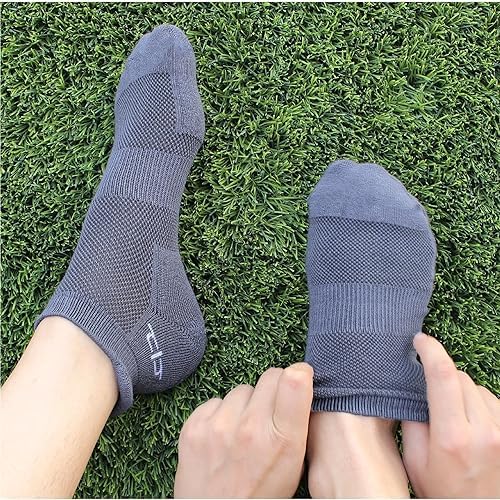 HEELIUM Bamboo Ankle Socks for Men | Odour-Free and Breathable | Padded Base and Anti-bacterial | 3X Softer Than Regular Socks - Image 7 thumbnail
