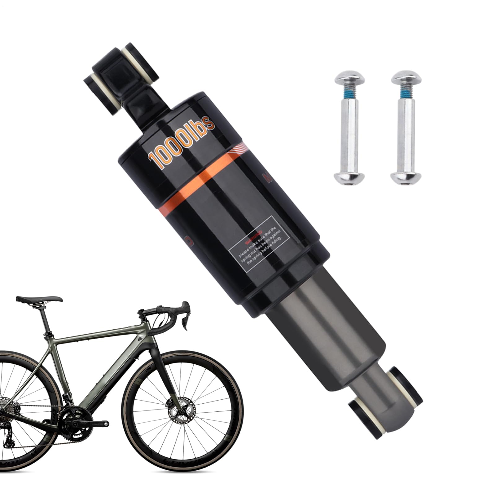 Stoßdämpfer hinten, Stoßdämpfer mit Federn, intelligente Feder für Mountainbike, Rennrad, Motocross, ATV und Geländefahrzeuge
