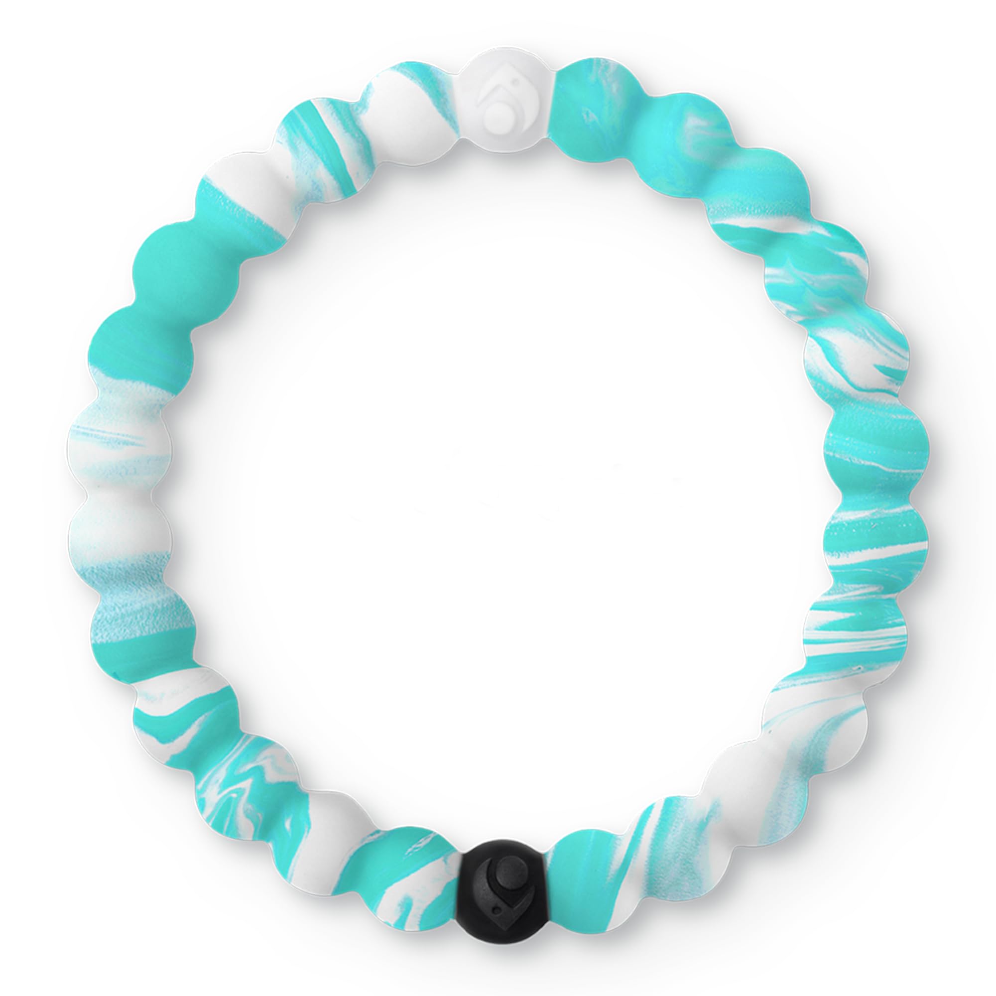 LokaiHawaiian Silicone Beaded Bracelet for Women & Men, The Surf Collection - Silicone Jewelry Fashion Bracelet Slides-On for Comfortable Fit