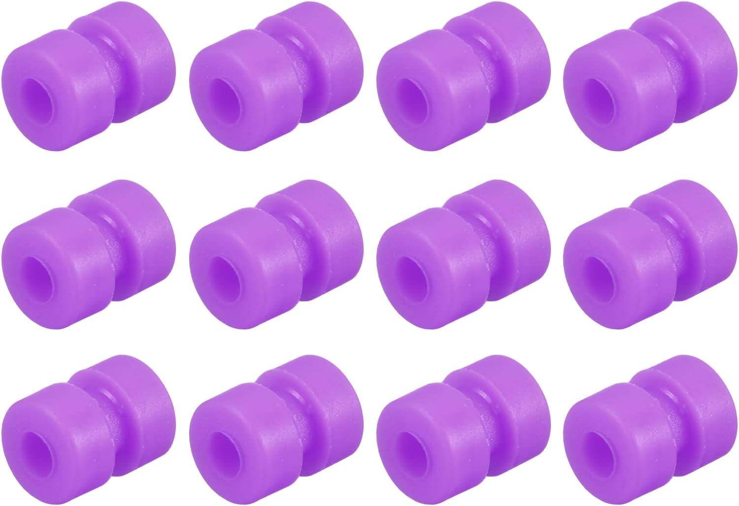 MECCANIXITY RC Anti Vibration Rubber Balls for RC F4 F7 Flight Controller M2x5.6mm Shock Absorption Balls (Purple), Pack of 12
