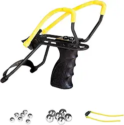 Daisy P51 Slingshot Kit Model 8153 Yellow Black 8 Inch