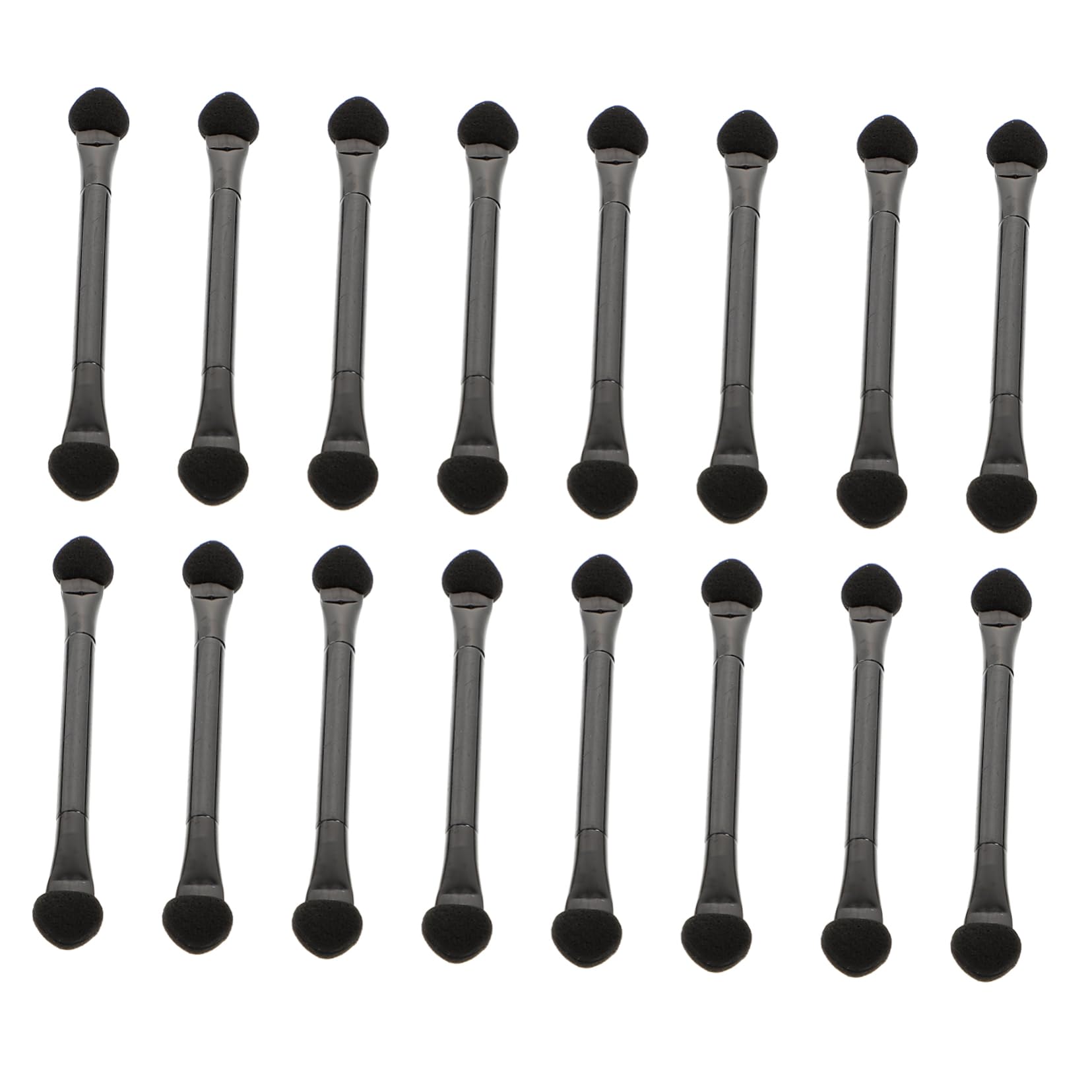 FOMIYES Cosmetic Eye Shadow Sticks 30pcs Sponge Head Makeup Brush for Eye Makeup and Face Painting