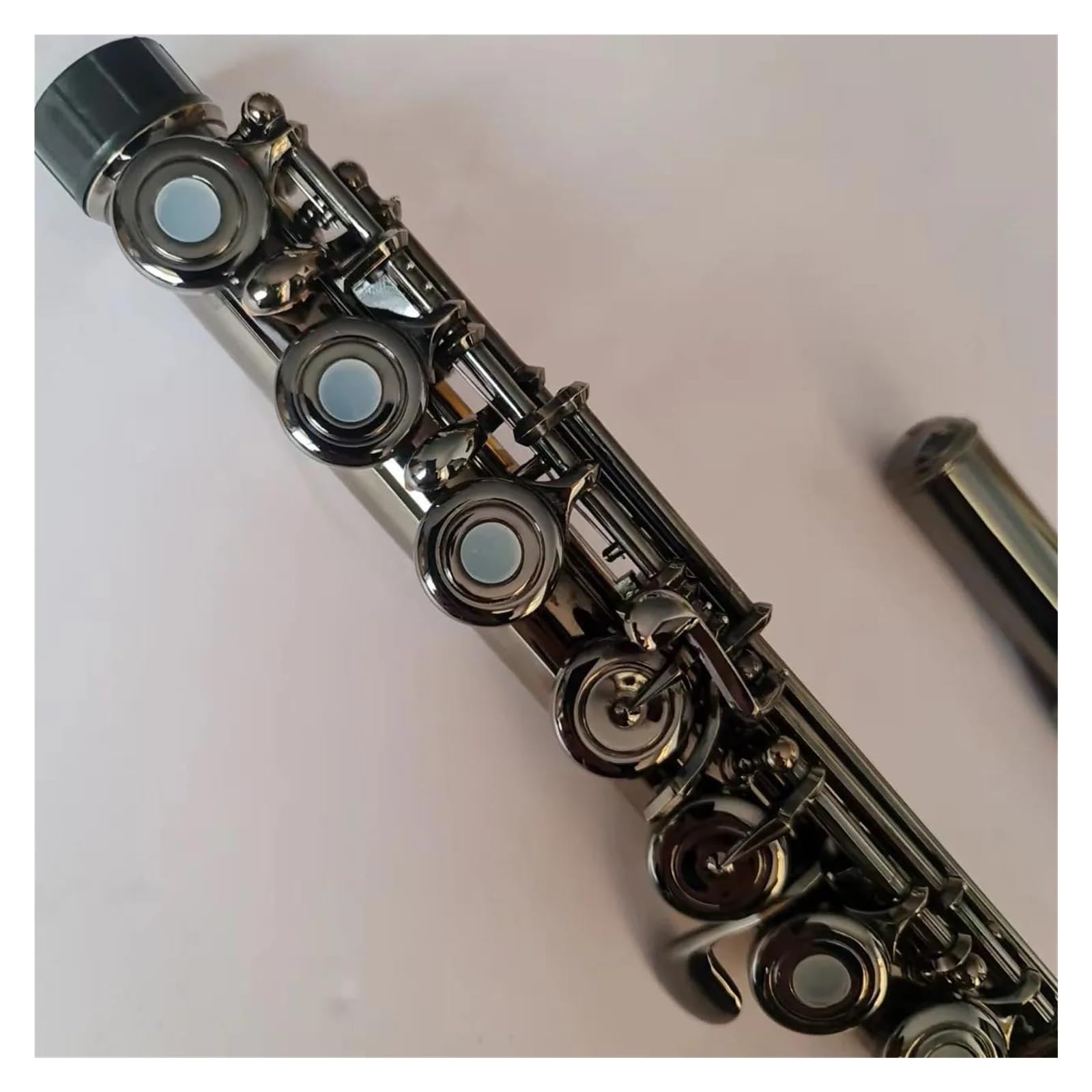 flet prosty Nowy popularny instrument dęty drewniany BK Nickel Flute Instrument