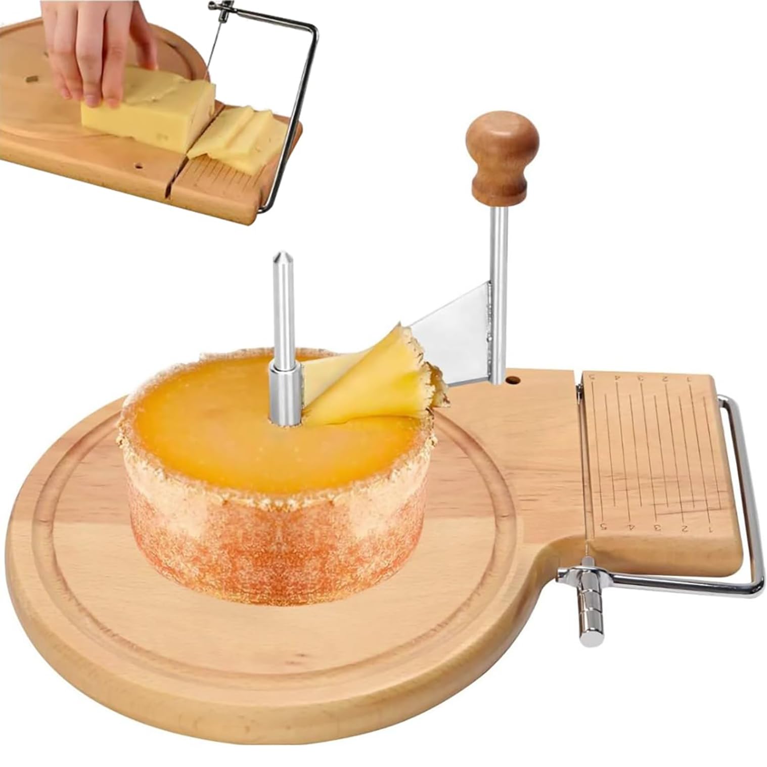 Käsehobel und Reibe mit Deckel für Hart- und Weichkäse, Schokolade, Heim und Gewerbe