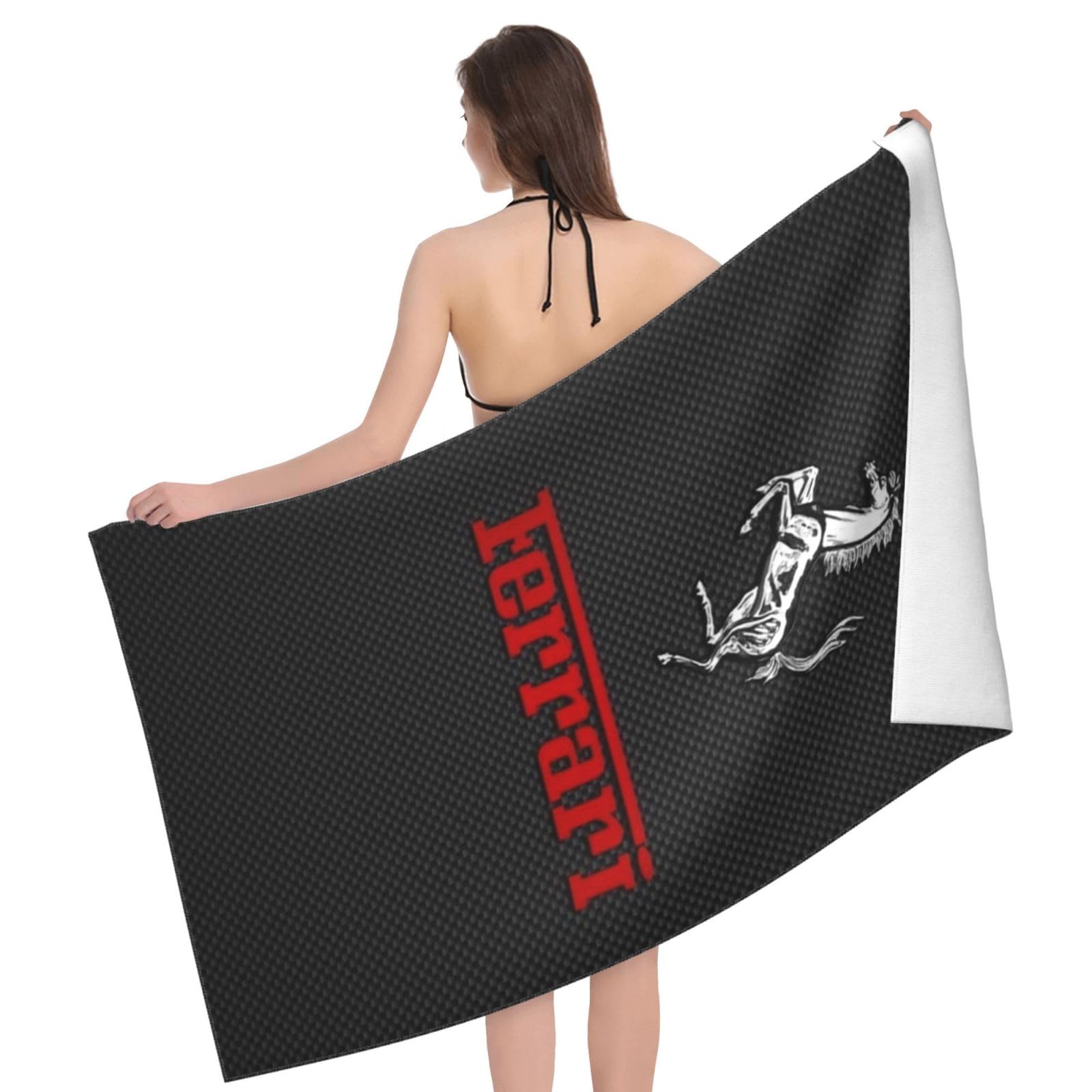 Amazon｜フェラーリ (1) マイクロファイバー バスタオル スイミング