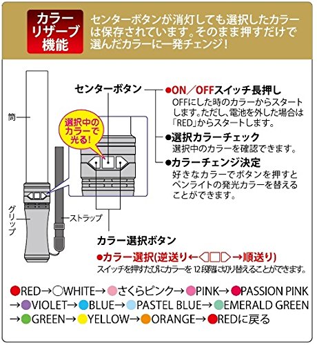 久松かおり　サイン付き　LUMICA LUMI ACE COLOR CHANGE LUMICA Lumiace 2 Color Change Effect Light - Mat Type - (Japan