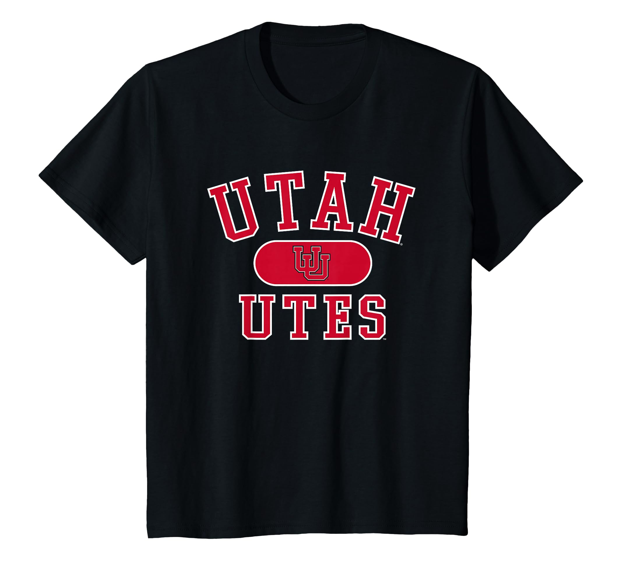 Kids Utah Utes Kids Varsity Black Officially Licensed T-Shirt