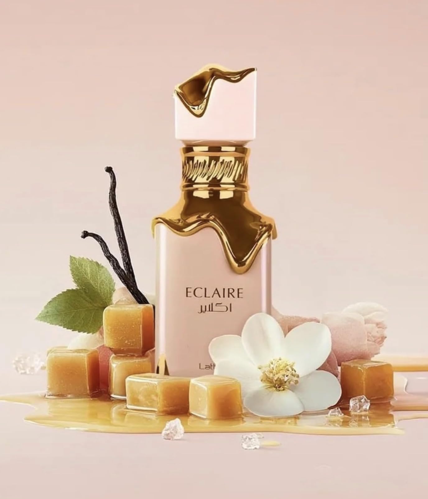 Profumo Eclaire 100 ml, profumo arabo da donna a lunga durata, Eau da Parfum importato da Dubai, include atomizzatore ricaricabile 5 ml, fragranza floreale e dolce (Eclaire)