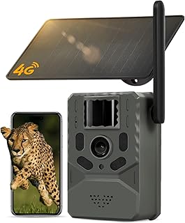 4G Cellular Trail Camera with Built-In SIM — 2K Live Feed, Night Vision & Solar Power