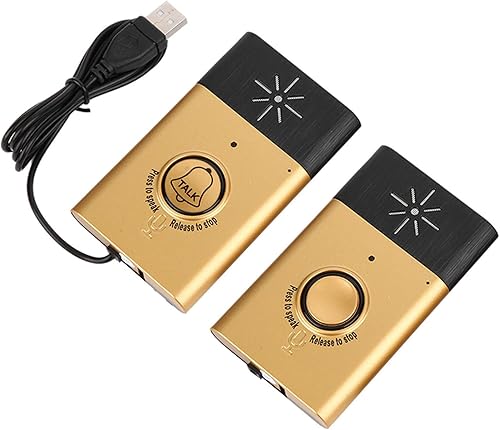 Miniatura 6 de Timbre de voz inalámbrico inteligente, intercomunicador de voz bidireccional, sistema de control de acceso, volumen ajustable para el hogar,
