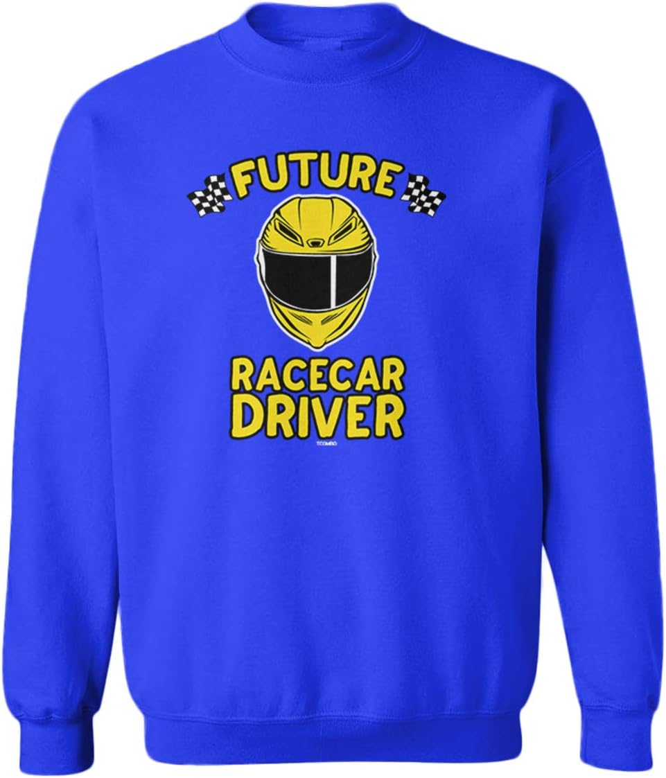 Tcombo Future Racecar Driver - Race Fast Youth Fleece Crewneck Sweater