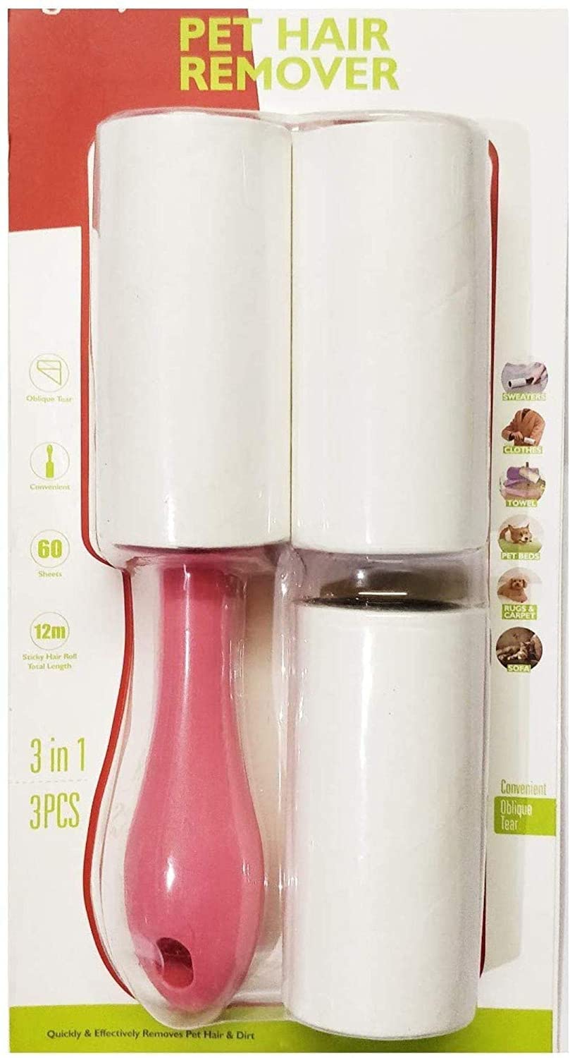 W9 Pet Products Sticky Lint Roller for Clothes, Furniture, Wool, Fur, Coat, Car Seats, Carpet, Fabric, Dust Cleaner, Pet Hair Remover with 1 Handle & 2 Refills Total 180 Sheets (B0BFLZ87L8) Amazon Price History, Amazon Price Tracker