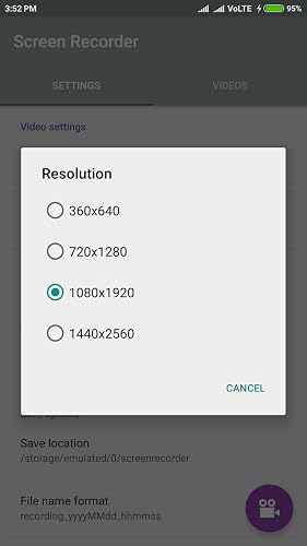 Screen Recorder – vue 5