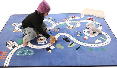 Amazon Co Jp プレイマットカーペット子供部屋カーペットストリートプレイカーペット幼稚園子供部屋 は車やおもちゃで遊ぶのに非常に適しています 安全に遊び 学び 遊ぶ 子供 赤ちゃん 子供の教育道路交通プレイマット 寝室 プレイルーム 安全に遊ぶ180 0cmの