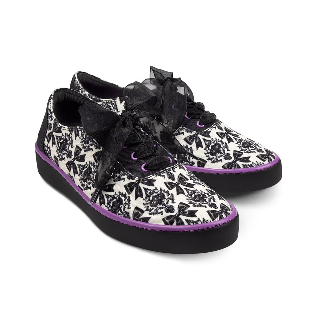 Hot Chocolate Design Women’s Sneakers – Artistic Printed Uppers, Lace-Up Style, Cushioned Removable Insole, Non-Marking Rubber Sole