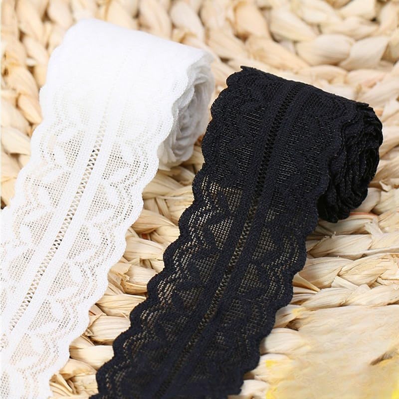 10 m koronkowa taśma w stylu vintage, kwiatowe obszycie koronkowe, miękkie, nadające się do prania, haftowane obszycie ozdobne na wesela, do rzemiosła artystycznego, szycia