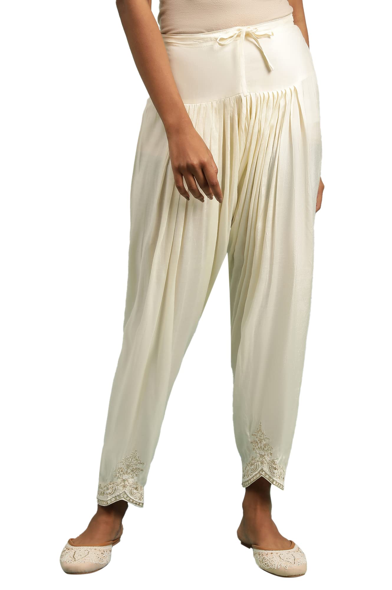 w for woman Women Regular High Rise Folksong Strechable Salwar | Patiala Pants-picture-39