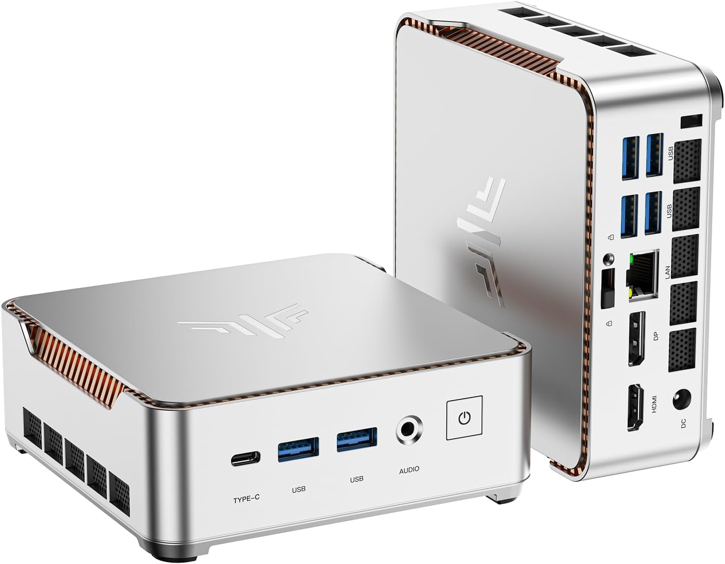 KAMRUI Pinova P2 Mini PC, AMD Ryzen 4300U(Βeats 3500U/3200U/N150,Up to 3.7 GHz) Mini Computers, 16GB RAM 512GB SSD Mini Desktop Computers, Triple 4K Display/HDMI+DP+Type-C/WiFi/BT for Home/Business Gl