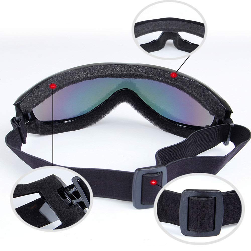 Zimowe gogle narciarskie outdoorowe dwuwarstwowe gogle narciarskie odporne na promieniowanie UV przeciwmgielne odpowiednie do snowboardu i wspinaczki na skuterach śnieżnych odporne na