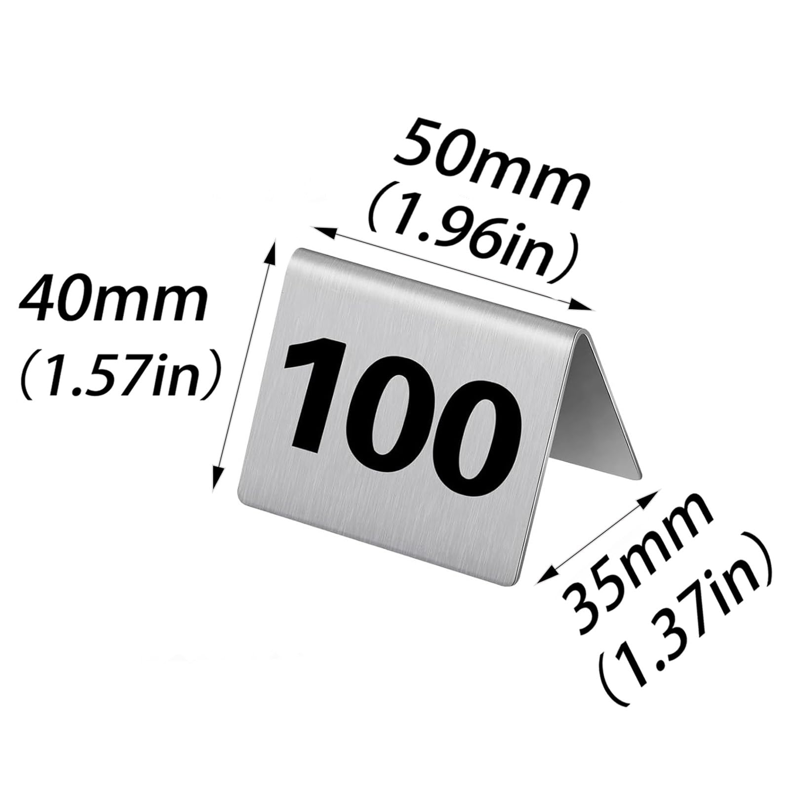 Signe De Numéros De Style De Tente,Table Numéro Signe En Acier Inoxydable Pour Mariage, Fête, Table Numéro Plaque， Cartes De Numéros De Table Empilables,Carte De Numéro De Table De Restaurant(1-30)