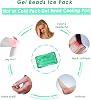 Ice Pack Heat Bag or Cold Bag Cooling Pad with Gel Beads Reusable for Injury Medical Health Swelling and Pain Relief Pack of 3 (Green)