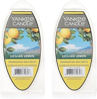 Set of 2 Sicilian Lemon Fragranced Wax Melts